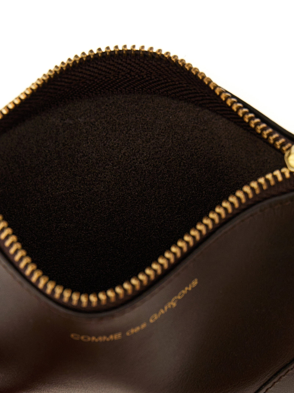 Comme Des Garcons Wallet Leather Wallet Brown
