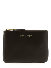 Comme Des Garcons Wallet Leather Wallet Brown