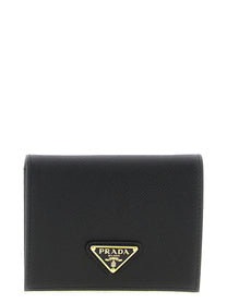 PRADA Leather Wallet Black