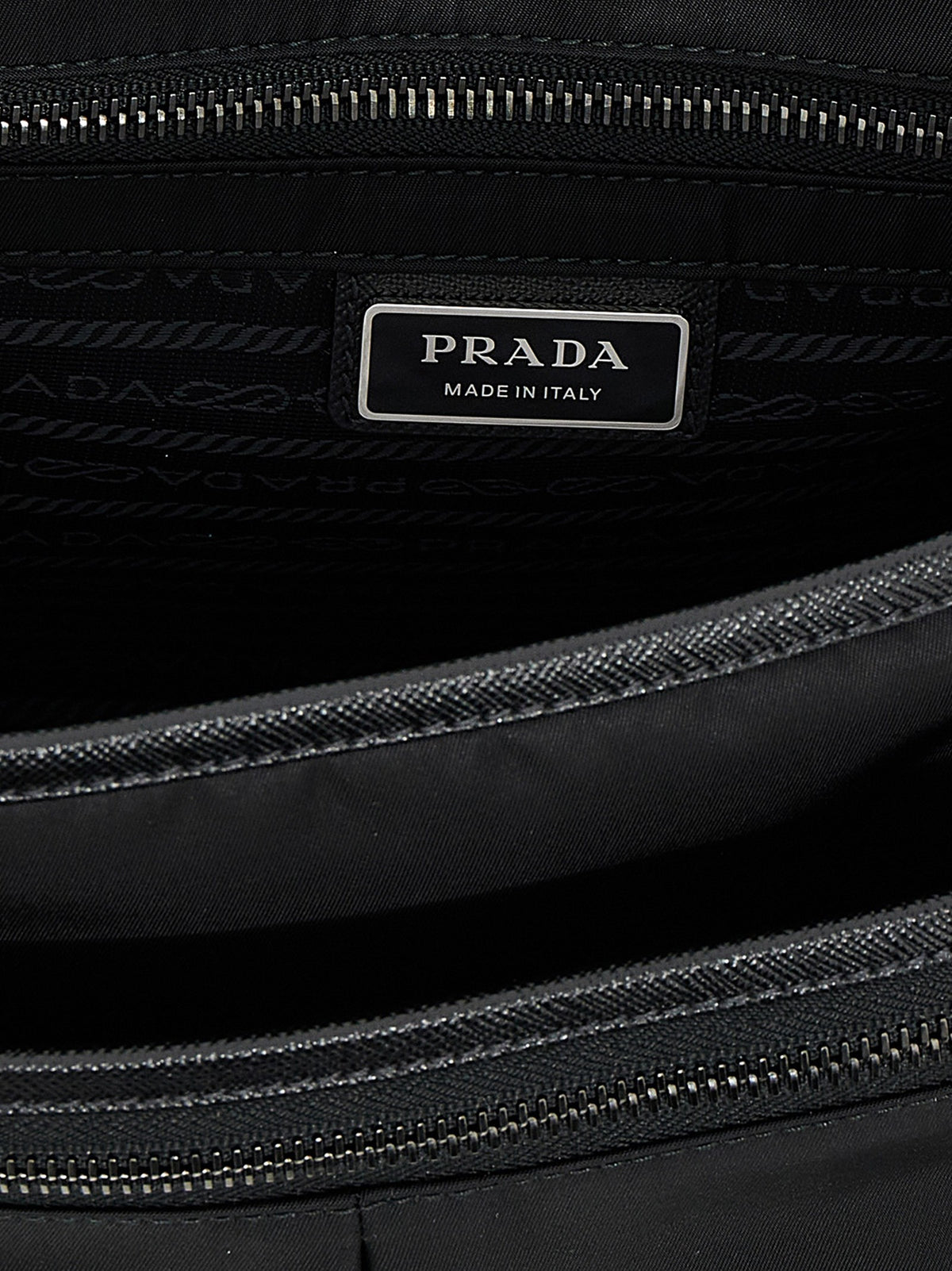 PRADA Nylon Crossbody Bag Black