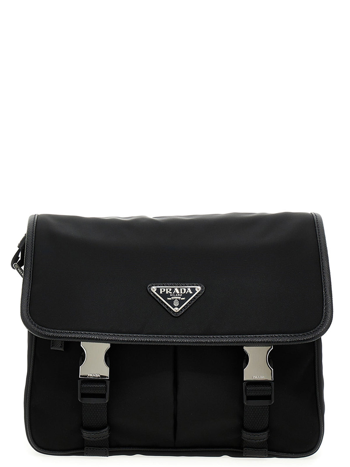 PRADA Nylon Crossbody Bag Black