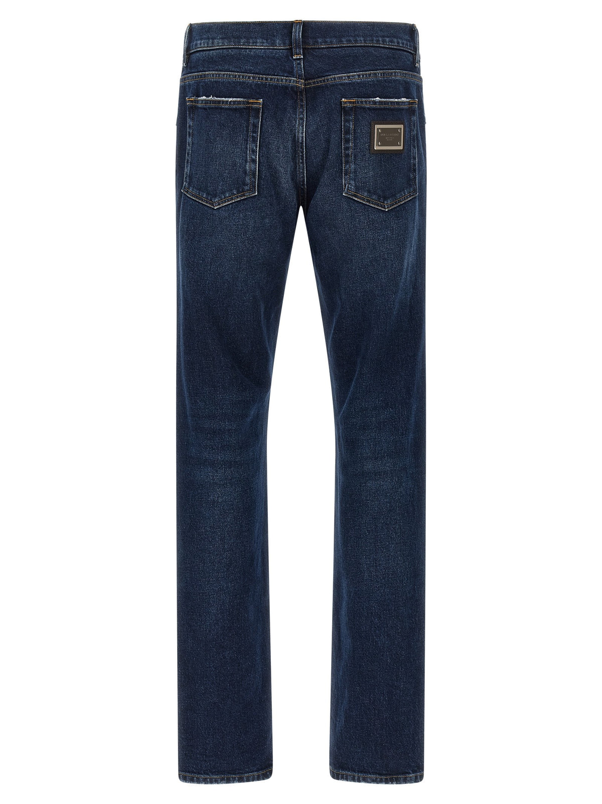 Dolce &amp; Gabbana Plaque Jeans Blue