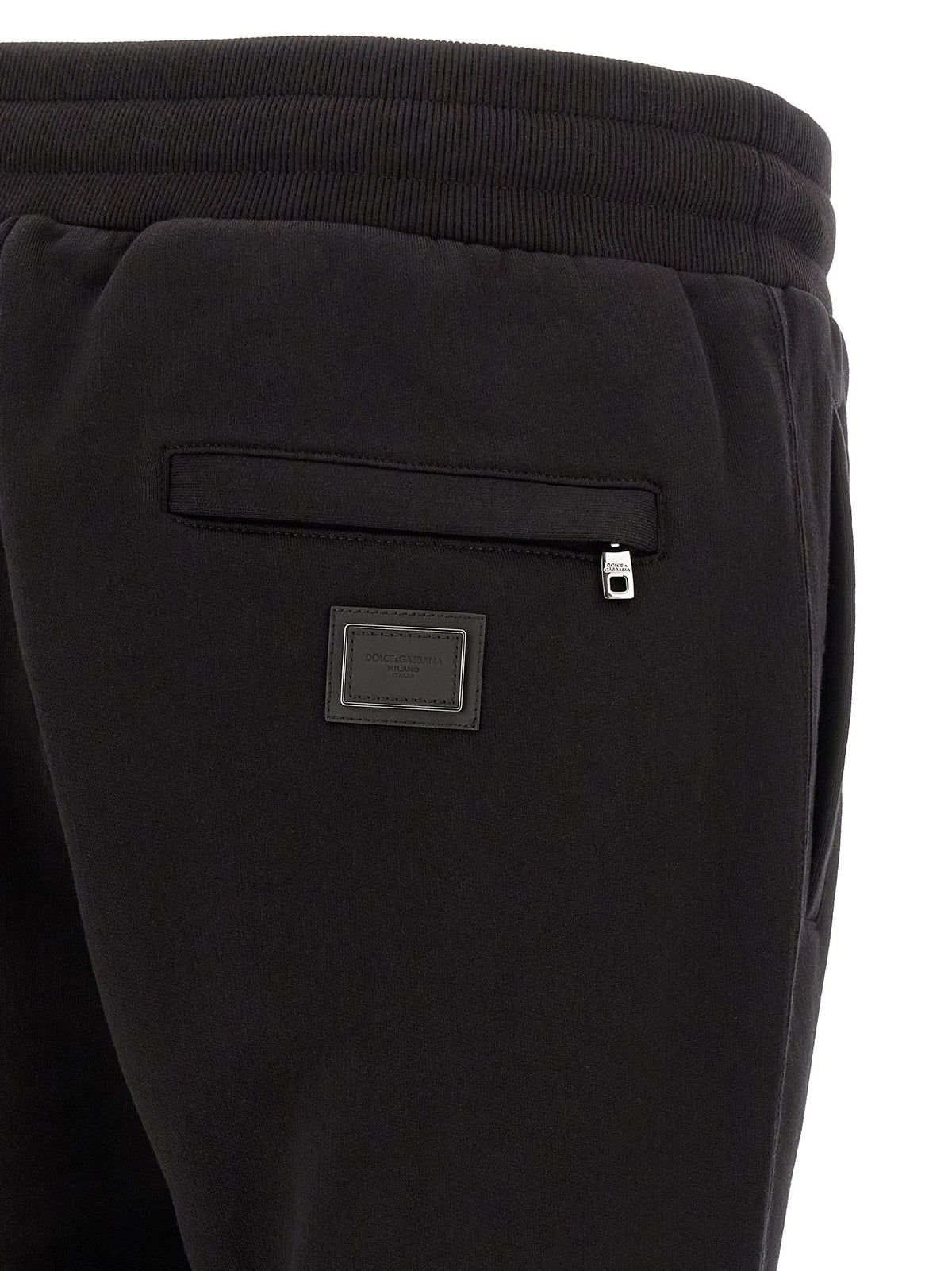 Dolce &amp; Gabbana Plaque Joggers Black