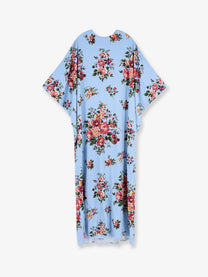 Dolce &amp; Gabbana Women's Long Charmeuse Dress Blue