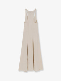 Toteme Women's Tweed Dress Beige