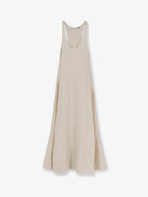 Toteme Women's Long Cotton Dress White