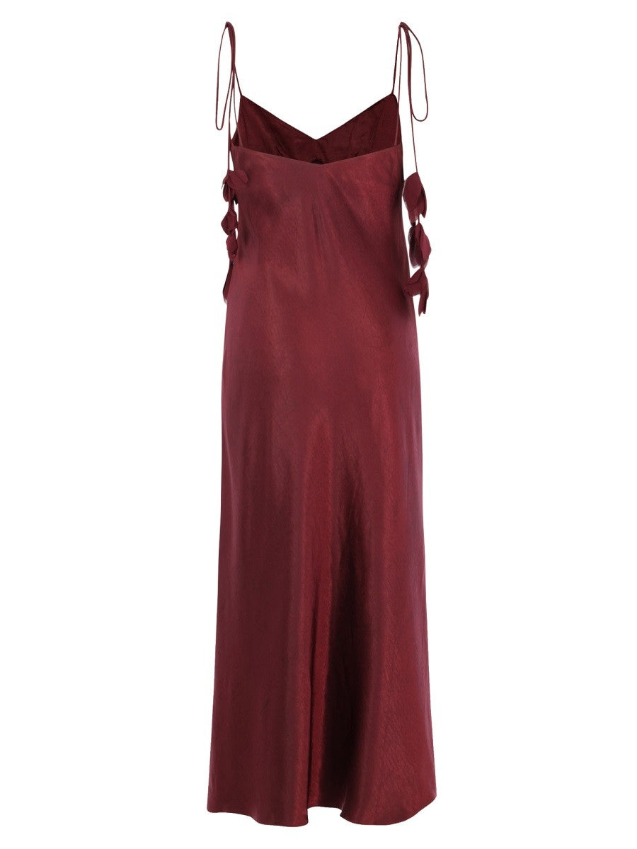 self-portrait Women's Long Dress Red