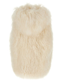 Yves Salomon Long Haired Vest White, view 2