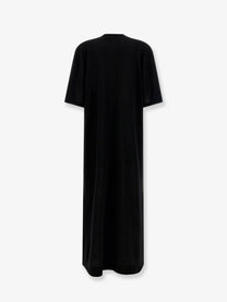 Toteme Women's Long Merino Wool Dress Black