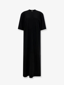 Toteme Women's Long Merino Wool Dress Black