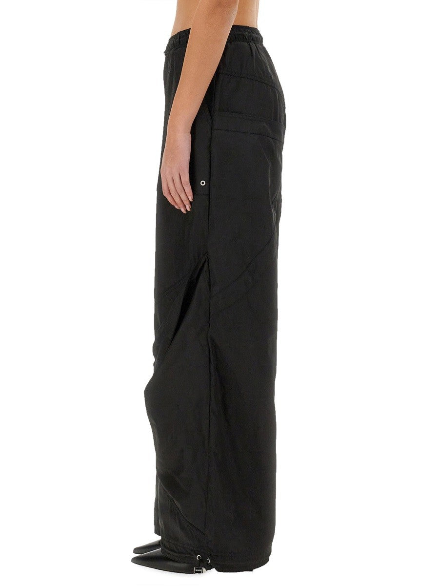 The Attico Women's Long Pants Black Black