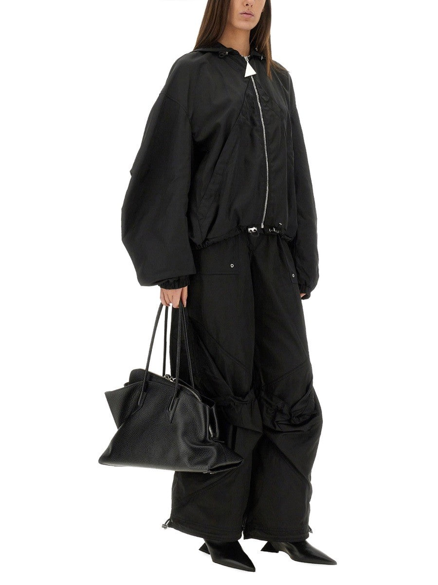 The Attico Women's Long Pants Black Black