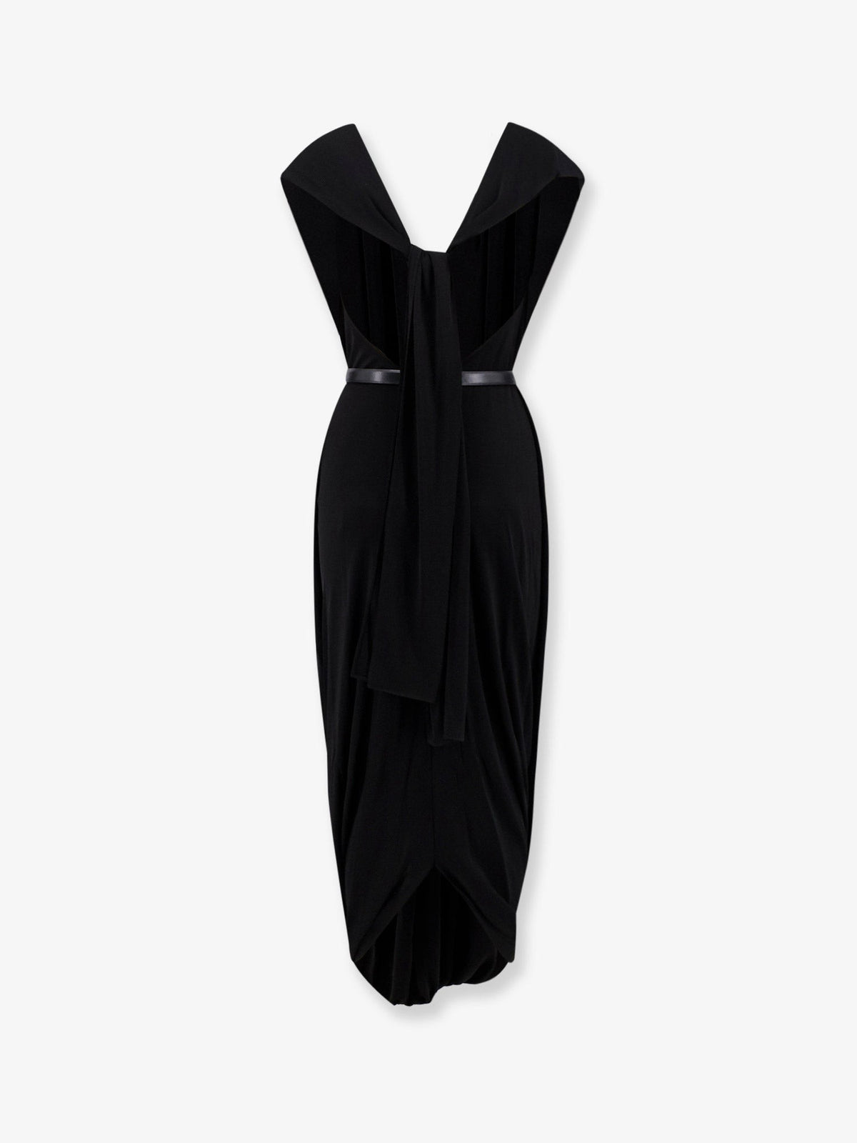 Loewe Women's Long Viscose Dress Black, view 4