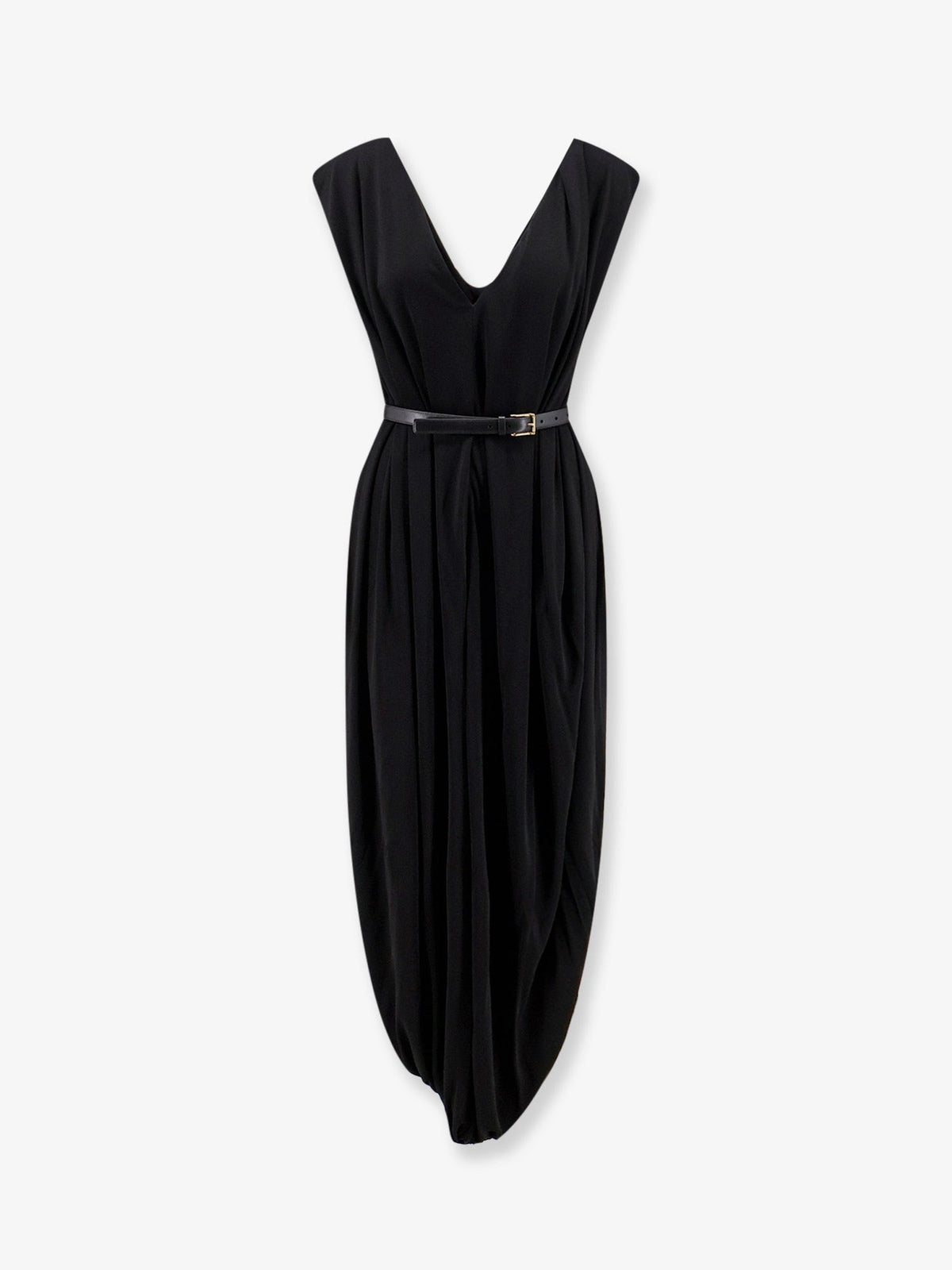 Loewe Women's Long Viscose Dress Black