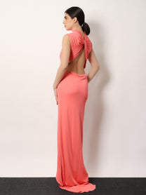 Tom Ford Women's Long Viscose Dress Orange