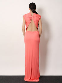 Tom Ford Women's Long Viscose Dress Orange
