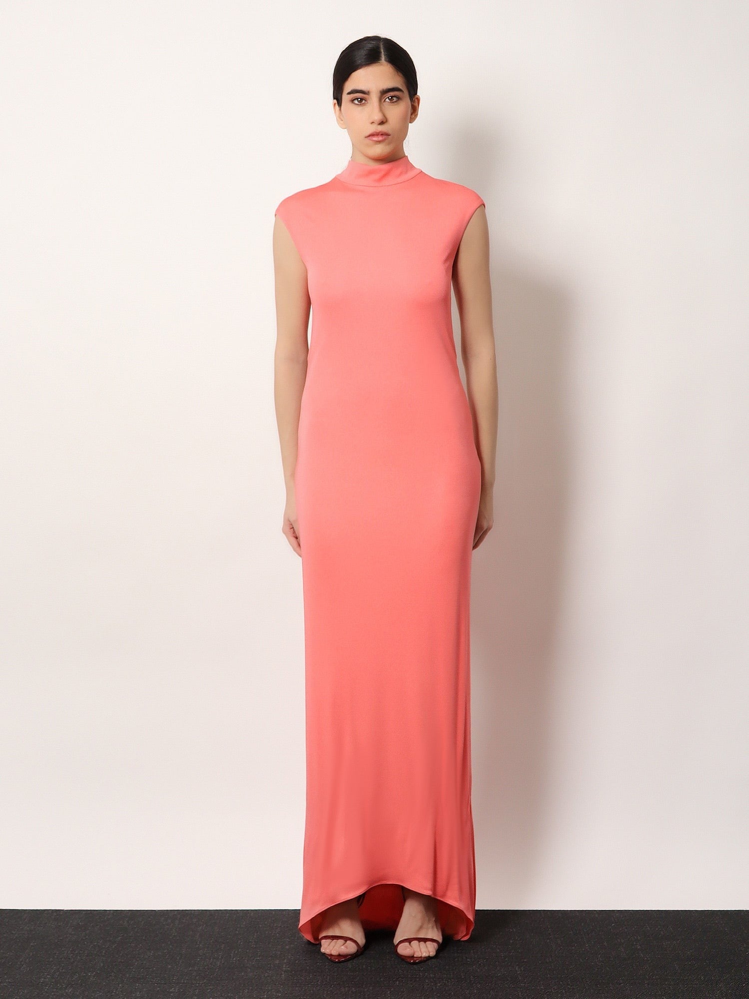 Tom Ford Women's Long Viscose Dress Orange