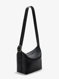 Loewe Men's Loop Leather Crossbody Bag Black