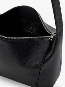 Loewe Men's Loop Leather Crossbody Bag Black