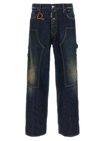 Dsquared2 Loose Carpenter Jeans Blue