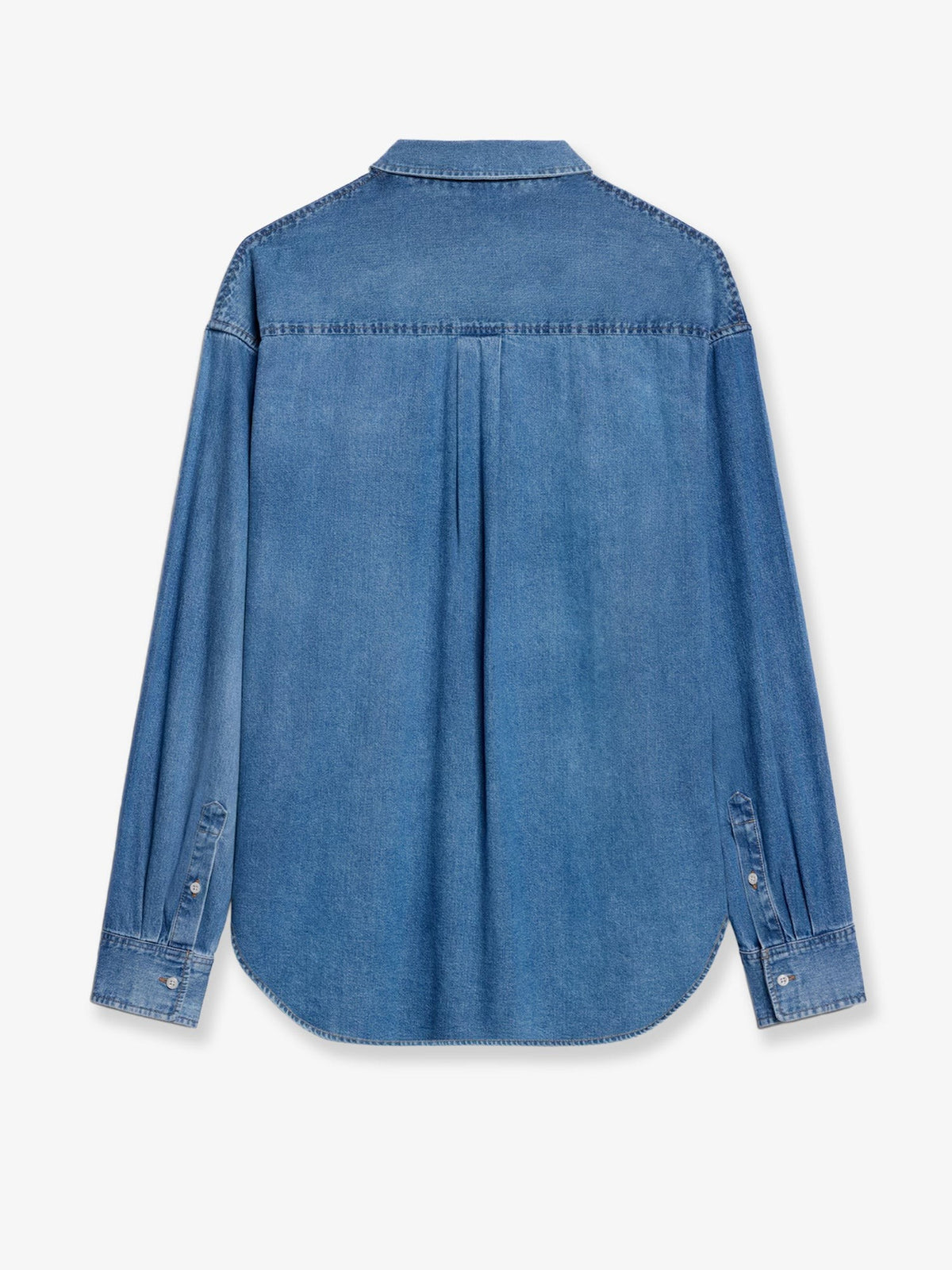 Celine Men's Loose Denim Shirt Blue