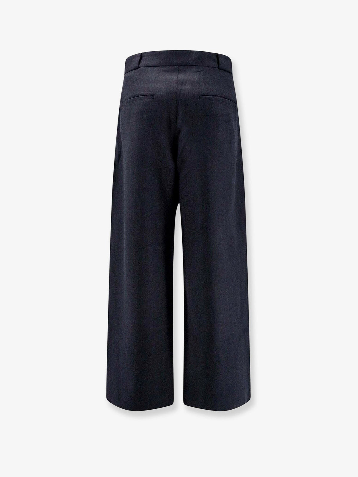 Tonywack Men's Loose Fit Cotton Trousers Blue
