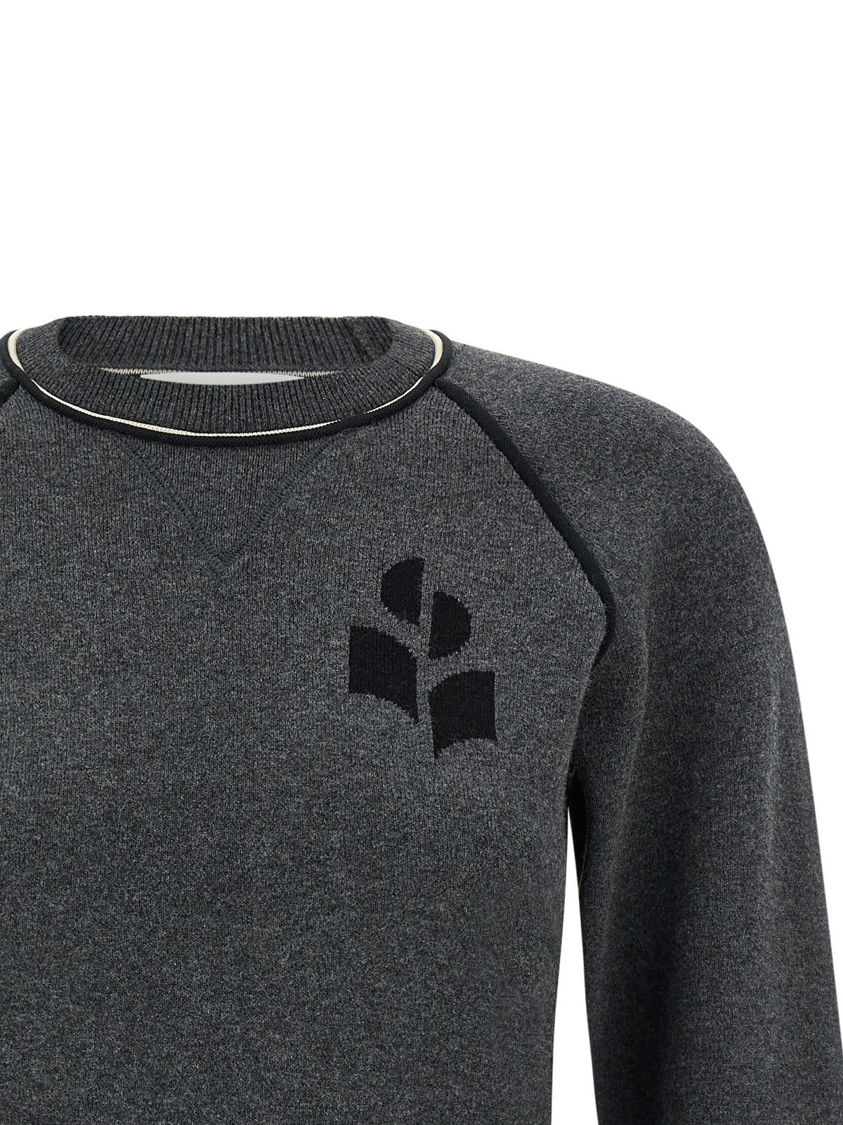 Isabel Marant Étoile Loriby Knit Sweatshirt Grey