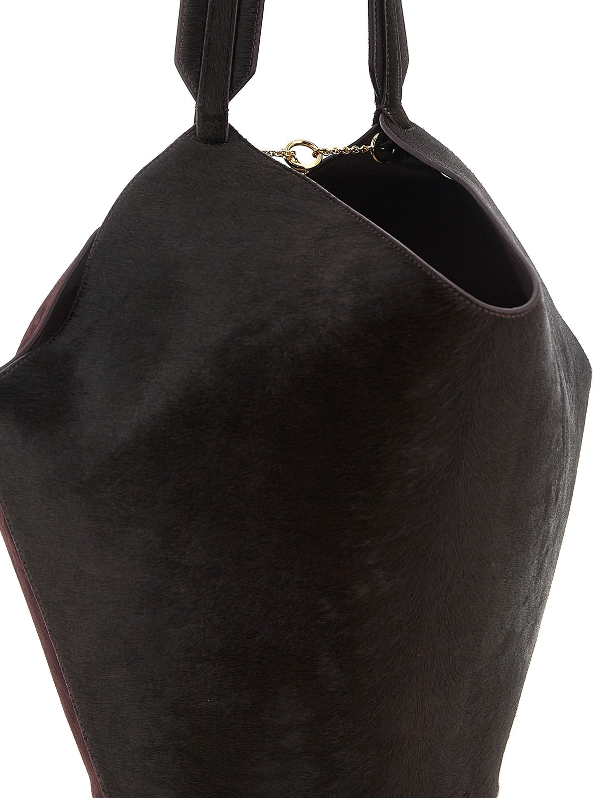 Khaite Lotus Small Shopping Bag Red