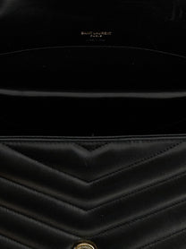 Saint Laurent Loulou Large Shoulder Bag Black