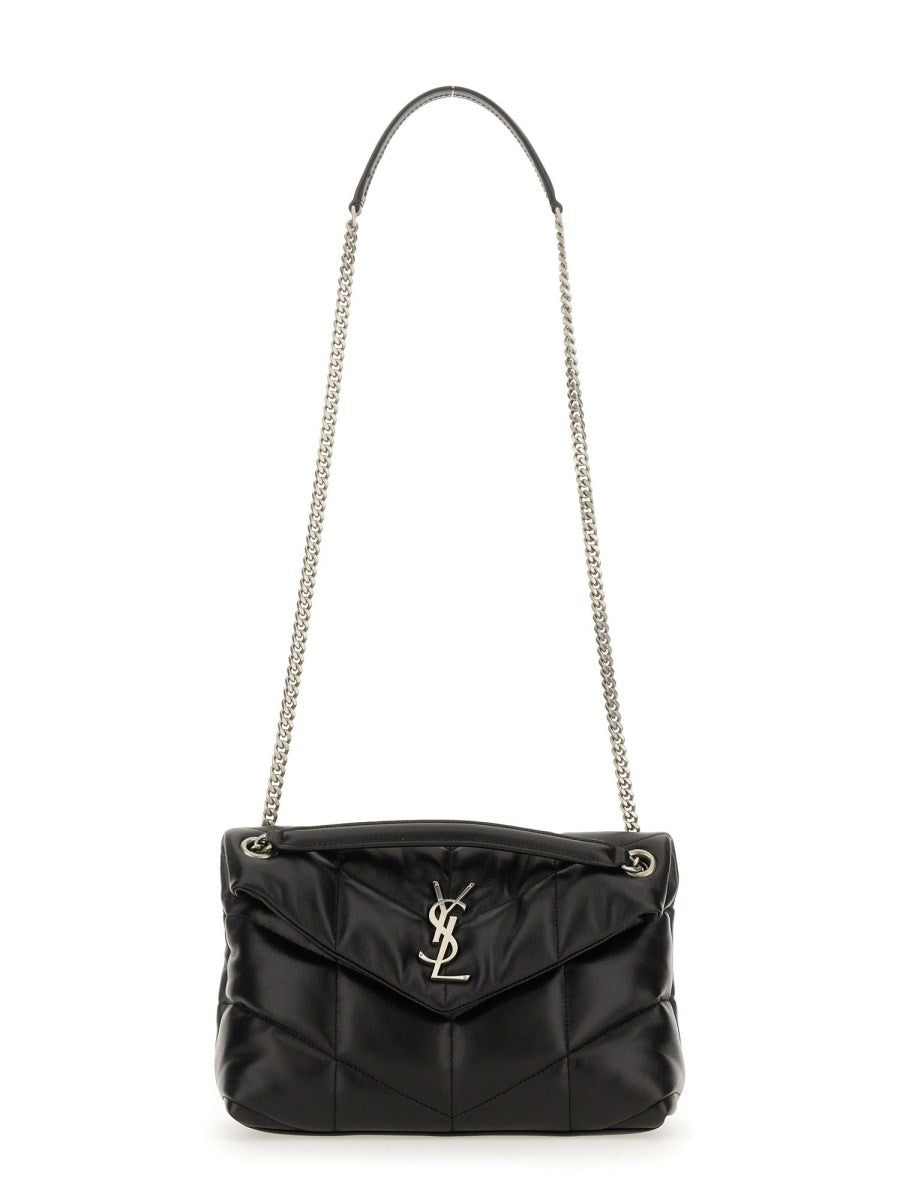 Saint Laurent Women's Loulou Puffer Bag Small Black