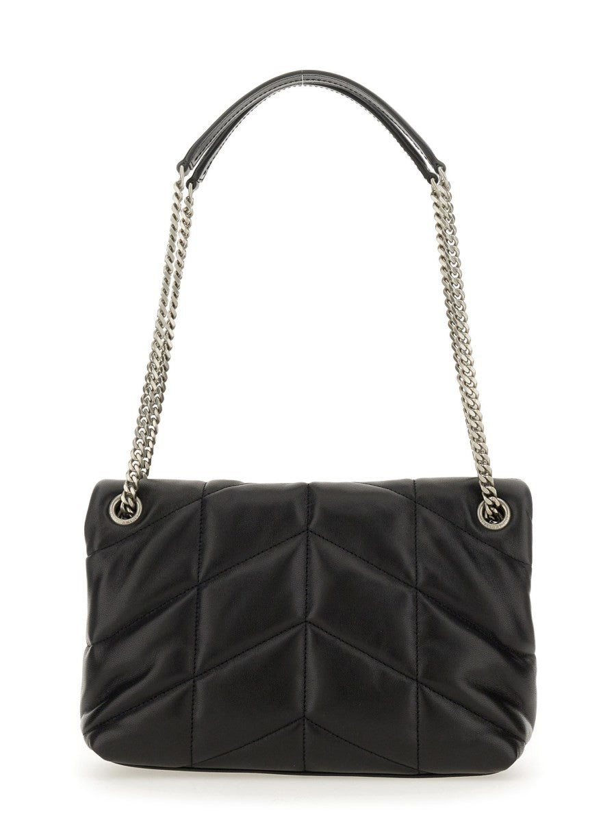 Saint Laurent Women's Loulou Puffer Bag Small Black