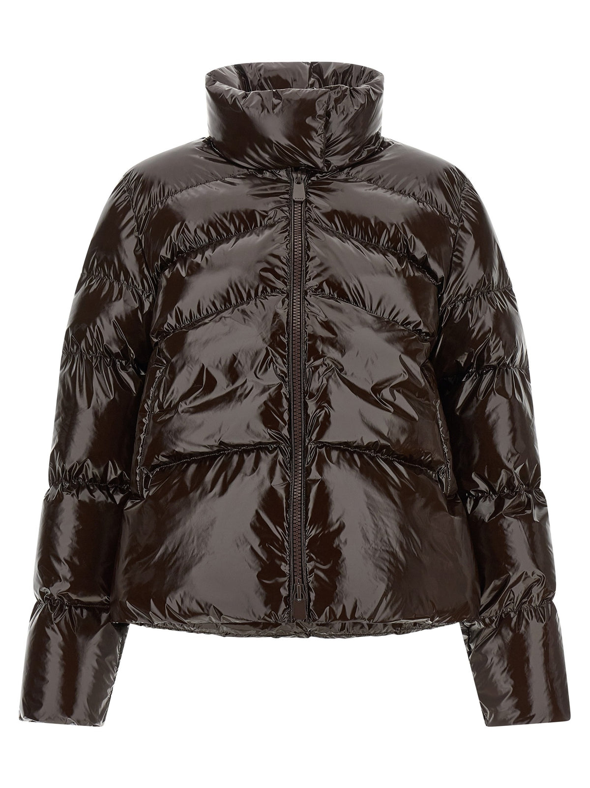 Pinko Love Birds Down Jacket Brown