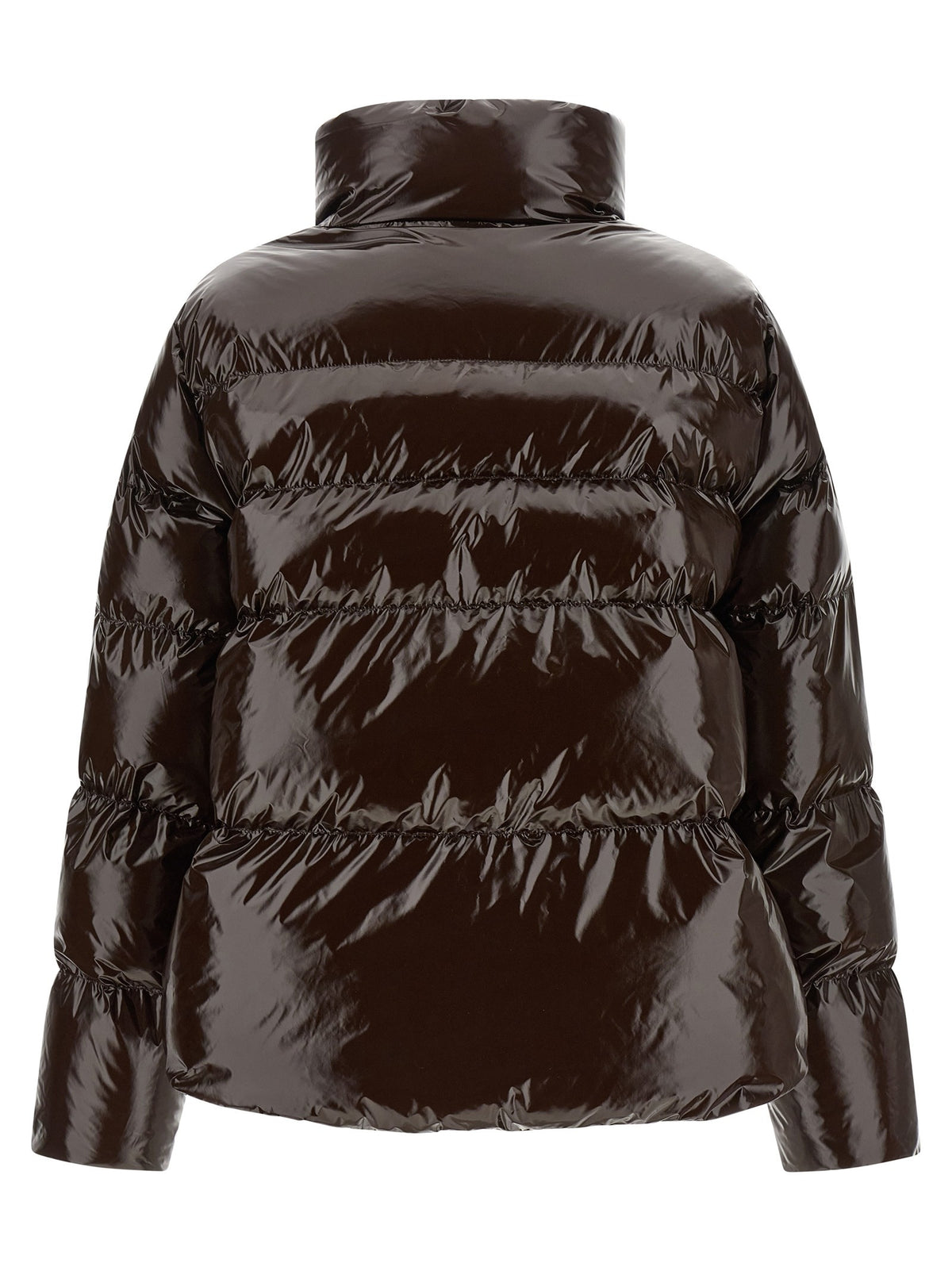 Pinko Love Birds Down Jacket Brown
