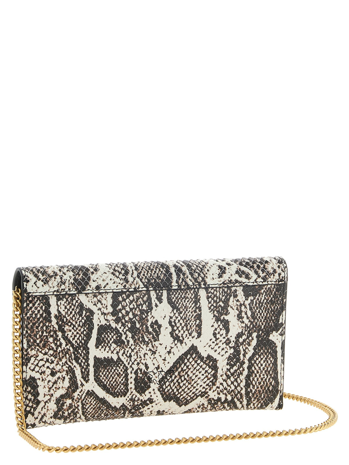 Pinko Love Birds Mini Clutch Beige