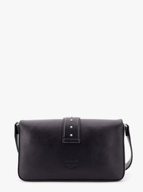 Pinko Women's Love One Classic Leather Shoulder Bag Black