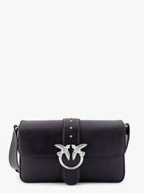 Pinko Women's Love One Classic Leather Shoulder Bag Black
