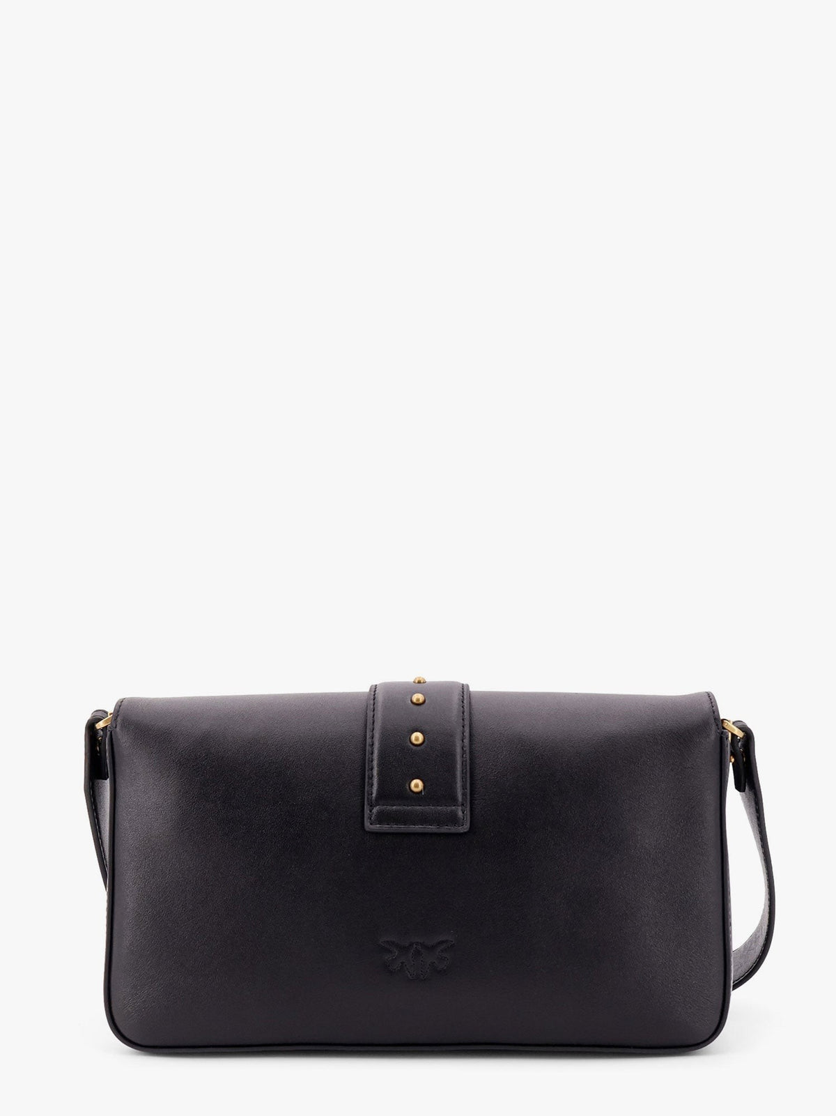 Pinko Women's Love One Classic Leather Shoulder Bag Black