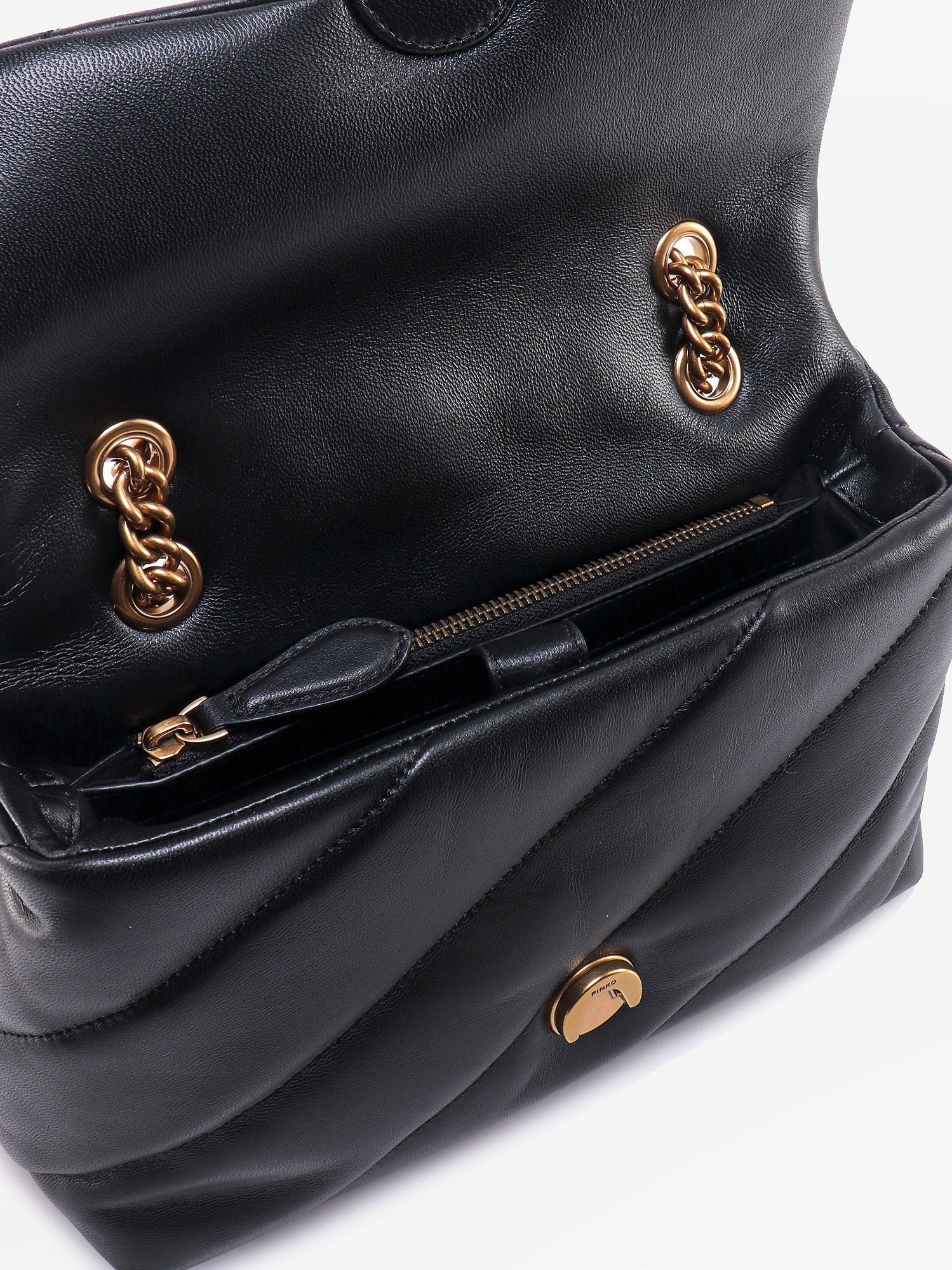 Pinko Women's Classic Love Puff Crossbody Bag Black