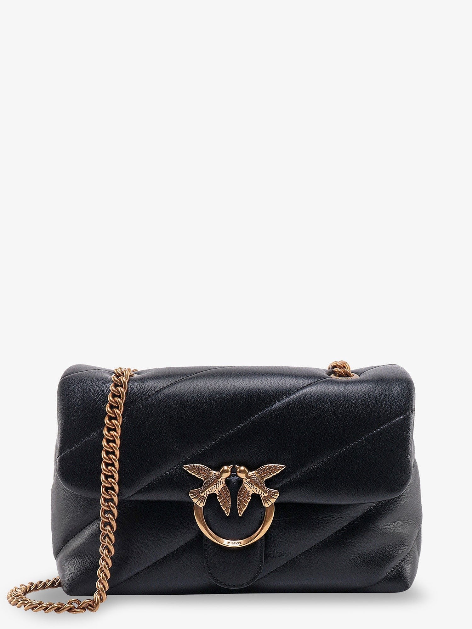 Pinko Women's Classic Love Puff Crossbody Bag Black