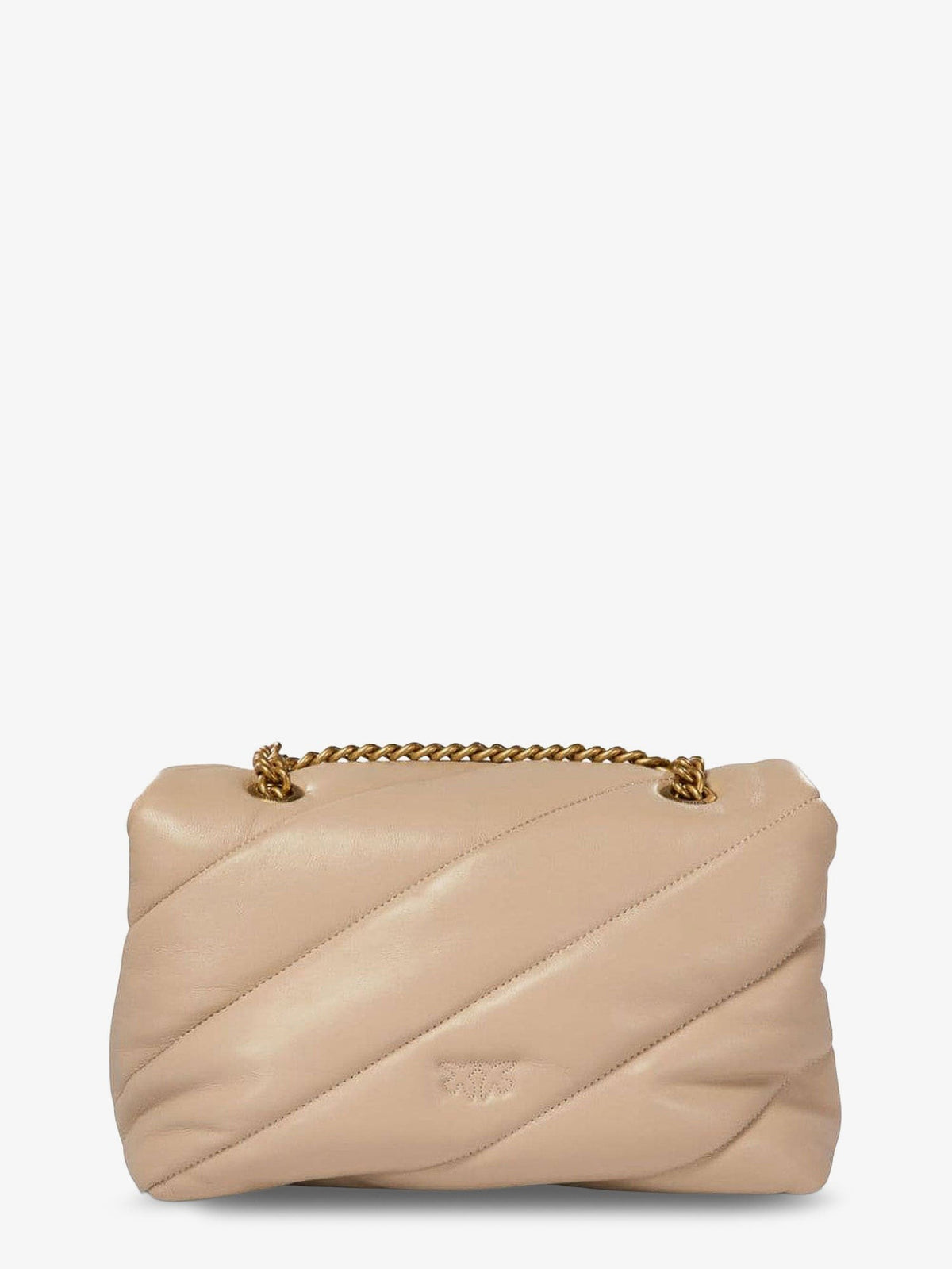 Pinko Women's Classic Love Puff Crossbody Bag Beige