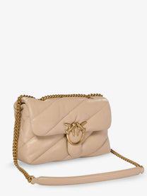 Pinko Women's Classic Love Puff Crossbody Bag Beige