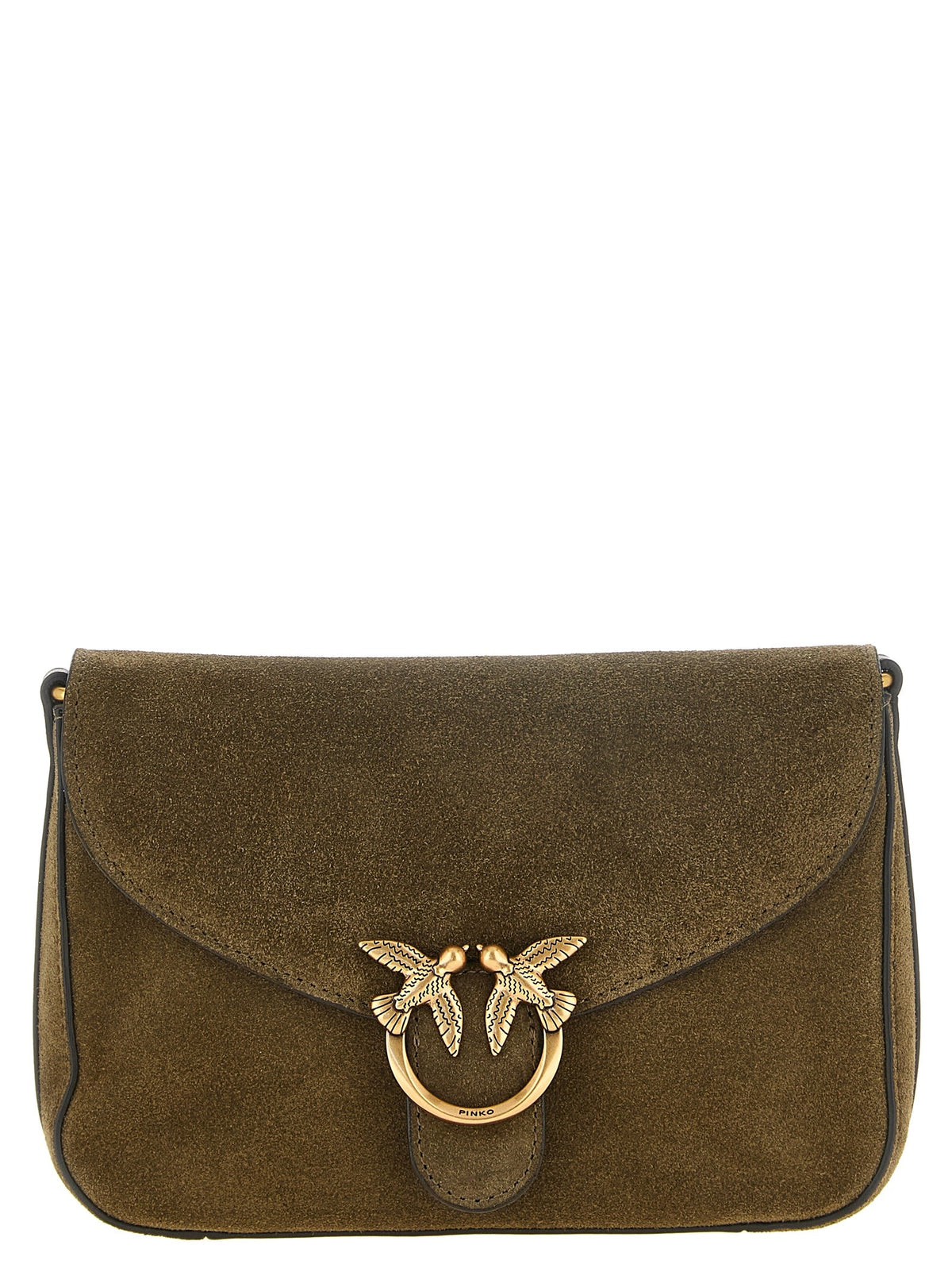 Pinko Love Satchel Mini Crossbody Bag Green