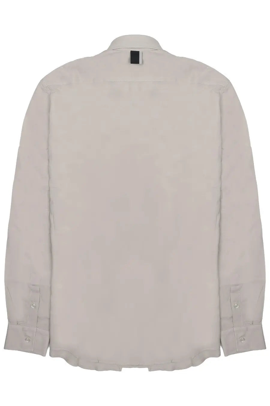 Low Brand men’s camicia in cotone beige minimalist long-sleeved button-up shirt with tailored fit and subtle stitching details