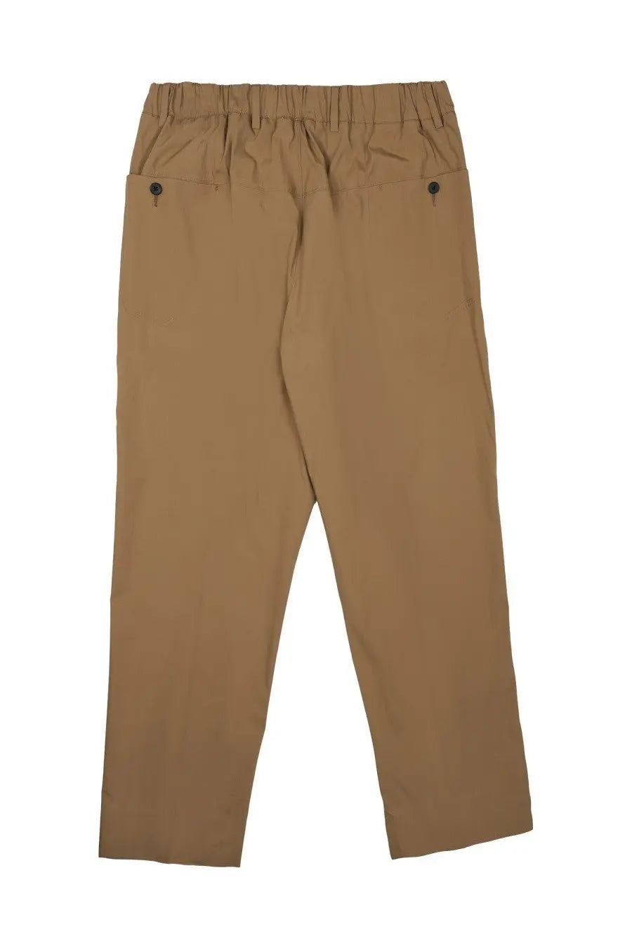Beige Low Brand men’s pantalon new George brown elastic waist trousers with two side pockets and black button closures