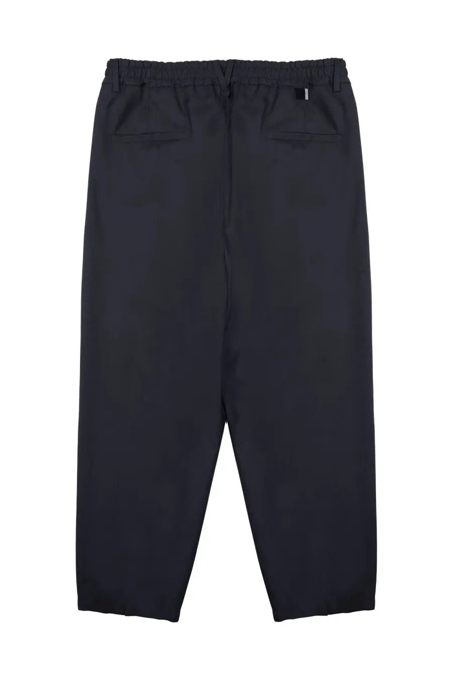 Low Brand men’s pantalone zen tropical blue black elastic-waist trousers with sleek minimalist design and subtle front pockets