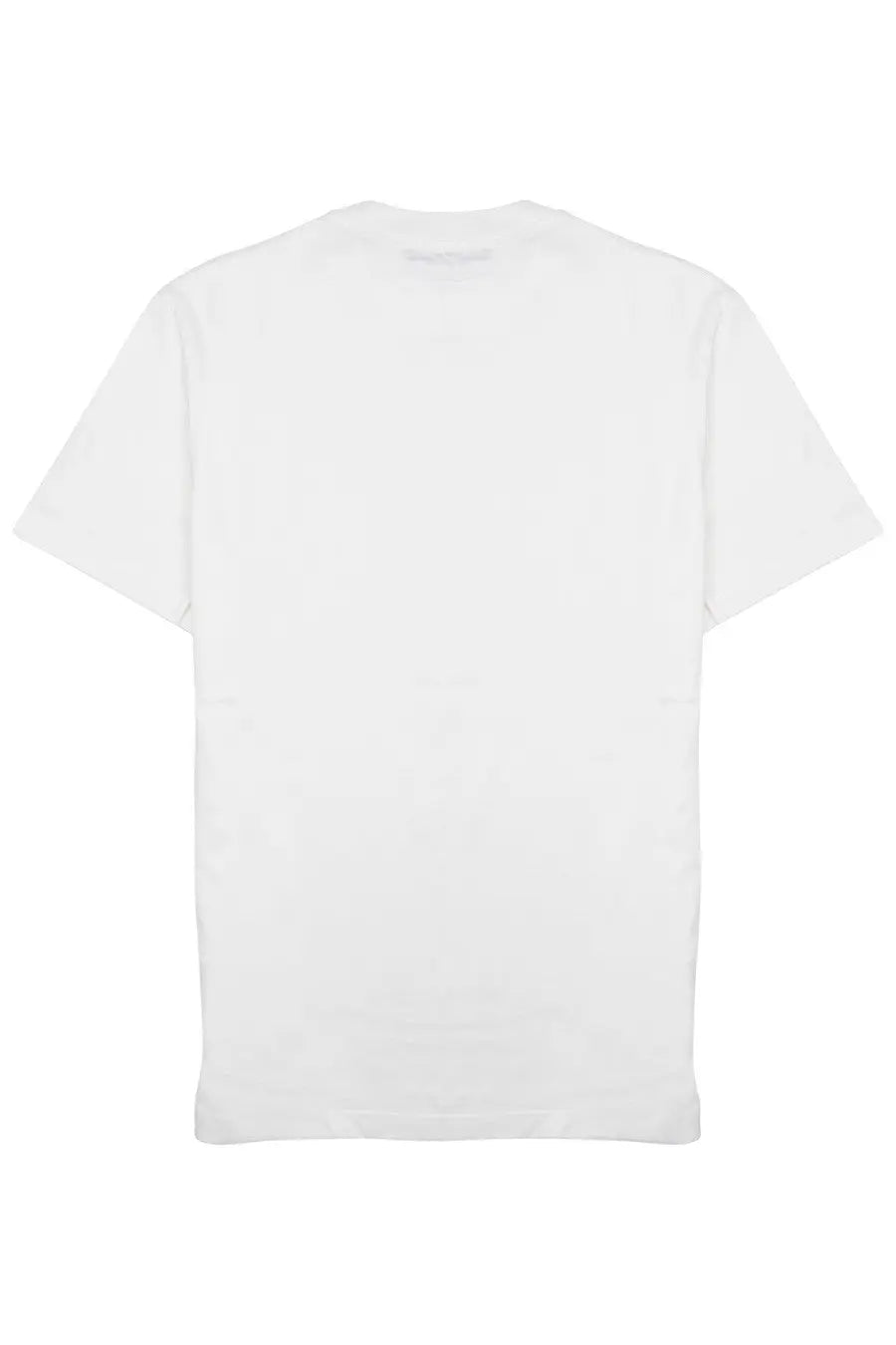 Low brand men’s white cotton t-shirt with crew neck and short sleeves in jersey di cotone material