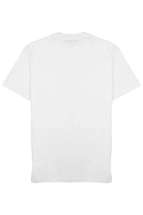 Low brand men’s white cotton t-shirt with crew neck and short sleeves in jersey di cotone material