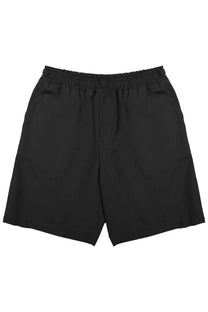 Low brand men’s shorts new george black with elastic waistband and minimalist design in black fabric