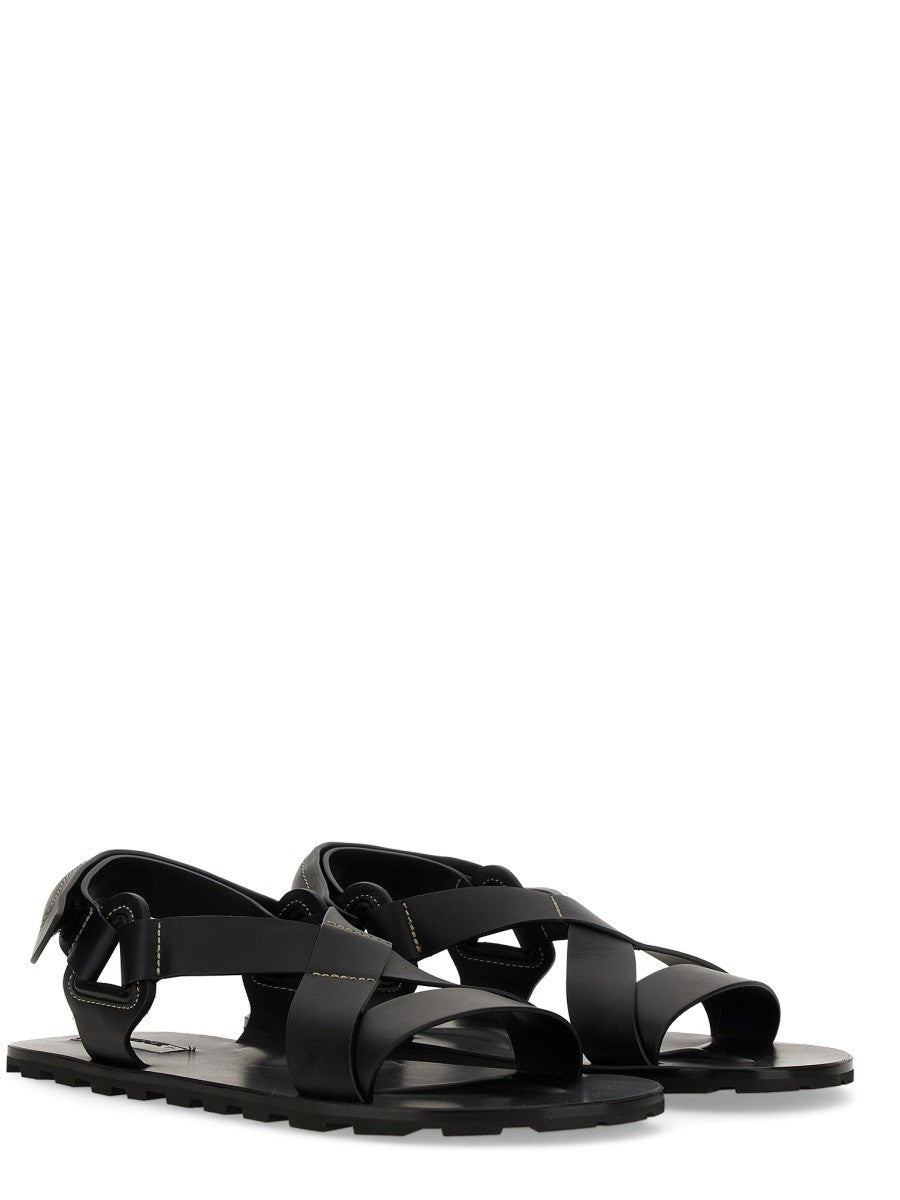 Jil Sander Men's Low Sandal Black