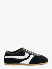 Dries Van Noten Women's Low Top Suede Sneakers Black
